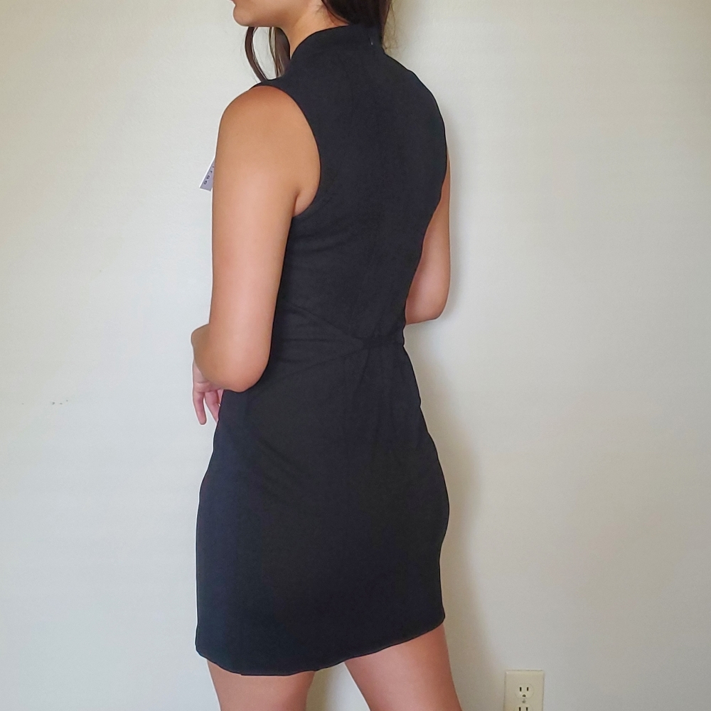 Women's Black Cocktail Dress NWT Adelyn Rae Size L - Picture 2 of 11